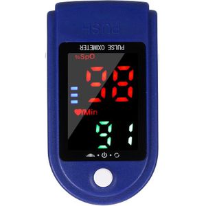 Vingertop Pulsoxymeter Bloedzuurstofverzadiging & Hartslag Detectie 10S Meet Auto-Off Alarm Draagbare SpO2 & min Monitor