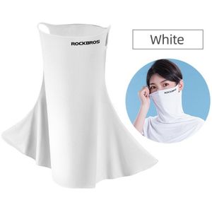 Rockbros Fietsen Gezichtsmasker Anti-Uv 360 ° Volledig Dekking Ijs Zijde Masker Zomer Nek Brace Vrouwen Mannen Sjaal Zweettransporterend sjaal