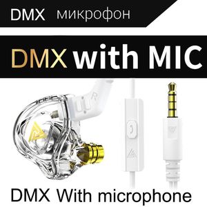 Originele Qkz AK6 Dmx Oortelefoon Hifi In-Ear Dynamische Wired Hoofdtelefoon Subwoofer Oordopjes Sport Noise Cancelling Monitoring Headset