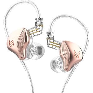 Kz Zex Elektrostatische Dynamic Drive Hybrid Oortelefoon Hifi Bass Oordopjes Sport Noise Cancelling Headse