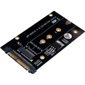 Voeg Op Kaarten M.2 Ssd U2 Adapter Nvme M.2 Ssd U2 Card Key M Met Black Heatsink