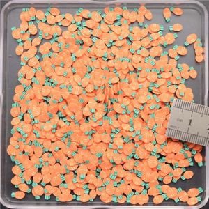 100 g/partij Polymeer Klei Fimo Sprinkles Groenten/schotel vorm voor Ambachten Maken, DIY confetti Slime Plakboek