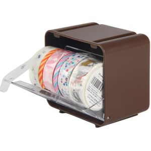Japanse Washi Tape Dispenser Cutter Office Organizer Transparante Briefpapier Houder