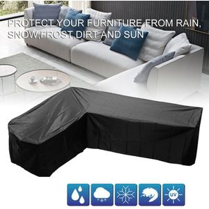 Waterdichte L Vorm Meubilair Tuin Rotan Hoek Meubelen Cover Stofdicht Outdoor Sofa Beschermen