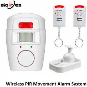 Draadloze Pir Motion Sensor Beveiliging Alarmsysteem Hummen Beweging Spot Alarm Infrarood Alert Met 105dB Ingebouwde Sirene