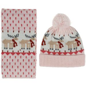 Herfst En Winter Warme Sjaal Muts Set Voor Meisjes & Jongens Baby Mode Kasjmier Gebreide Beanie Neckerchf Kerst