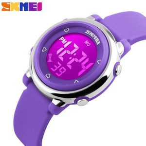 SKMEI Brand Horloge Verandering LED Light Datum Alarm Ronde Dial Digitale Horloge Kinderen Student Horloges