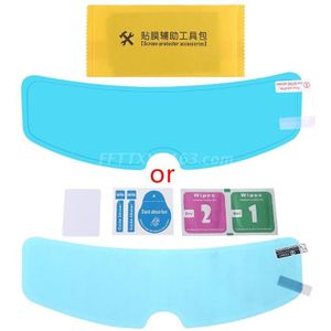 Regendicht Motorhelm Lens Film Beschermende Clear Visor Shield Sticker