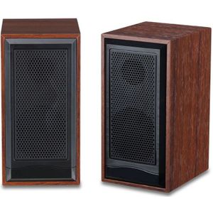 Houten Computer Speakers Natuurlijke Hout Behuizing Desktop Speaker Usb Aangedreven Surround Laptop Speaker Hout Multimedia Luidsprekers