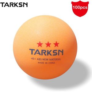 50/100 Pack 3-Star Professionele 40 + Abs Hoge Elasticiteit 2.8G Tafeltennis Ping Pong Bal Wit Oranje amateur Geavanceerde Team Bal