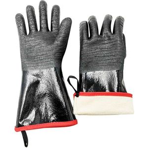 Hittebestendige Handschoenen Anti Hoge Temperatuur Zuur-Base Thicken Veiligheid Handschoenen Neopreen Keuken Koken Bbq Handschoenen Antislip