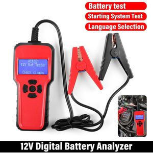 12V Auto Batterij Tester Batterij Analyzer 100-2000 Cca Automotive Analyzer Check Scanner Gereedschap