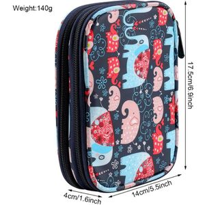 Breinaalden Case Travel Pouch Organizer Opbergtas Voor Rondbreinaalden Haaknaalden Naaien Accessoires Kit Bag