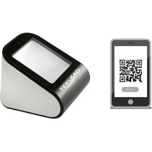 Teklead Automatische 2D Barcode Scanner Handsfree Usb Qr Barcode Reader Voor Mobiele Betaling Voor Winkel, Supermarkt, restaurant