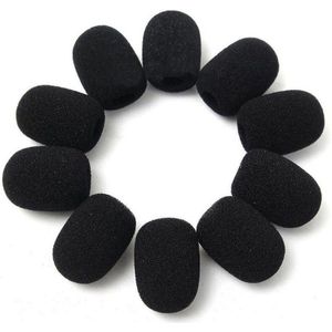 Headset mic cover microfoon voorruit windshied headset foam 5 stks/partij Headset vervanging Foam Microfoon Cover telefoon
