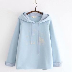 YUPINCIAGA Vrouwen Hoodies Mooie Trui Kawaii Sweatshirt Leuke Hond Grafische Verse meisjesachtig stijl Bovenkleding Roze Blauw Hoodie Meisjes