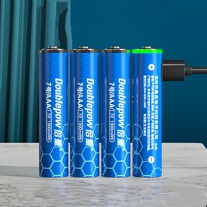 Originele 1.5V Aaa Oplaadbare Batterij Usb Oplaadbare Lithium-polymeer Batterij Snel Opladen Via Micro Usb-kabel
