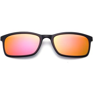 Gepolariseerde Zonnebril Mannen Vrouwen Magnetische Clip Op Glazen TR90 Optische Recept Cat Eye Brillen Full Frame Driver Bril