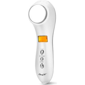 Warm En Koud Hamer Vrouwen Huidverjonging Gezicht Massager Skin Aanscherping Anti Leeftijd Gezicht Roller Facial Lifting Apparaat Lcd Display