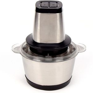 2 Speed 2l Capaciteit Rvs Elektrische Vleesmolen Vleesmolen Keukenmachine Slicer Home Kitchen Vulling Machine