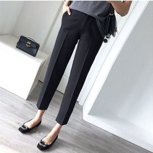 Negende Capri Moederschap Haren Broek Voor Zwangere Vrouwen Kleding Casual Zwangerschap Broek Overalls Moederschap Professionele Broek