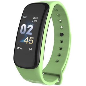 Kleur Screen C1 Smart Armband Waterdichte Hartslagmeter Gezondheid Fitness Tracker Bluetooth Smart Horloge Voor Sport