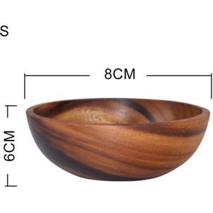 Premier Huishoudelijke Grote Donkerbruine Houten Fruitschaal Slakom Serveerschaal Schaal Bamboe En Servers 8 Cm X 26 3403444281