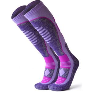 Skiën Sokken Katoen Thermisch Kalf-Lengte Sport Sok Mannen Vrouwen Wandelen Wandelen Snowboarden Handdoek Bodem Ski Sokken Eu 40-43