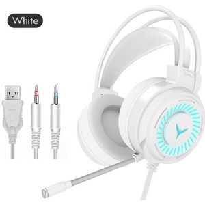Professionele Gaming Headset Met Doos Diepe Bass Game Hoofdtelefoon Met Microfoon Voor Computer Gamer Surround Sound Met Led Licht