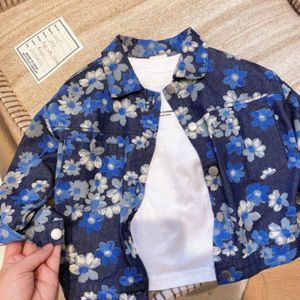 Jongen Jassen Lederen Kids Jassen Mode Kinderen Bovenkleding Lente Herfst 2022-033