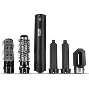 Föhn Borstel 5 In 1 Elektrische Föhn Kam Haar Curling Wand Afneembare Borstel Kit Negatieve Ion Haar Krultang gereedschap Ijzer