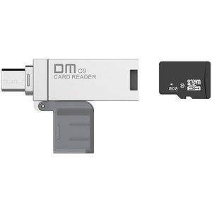 DM OTG Kaartlezer CR009 Micro SD/TF Multi Memory Card Reader voor Andriods smartphone met Micro USB-interface