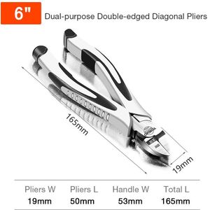 Yinlongdao Multitool Tangen Set Draad Stripper Crimper Kabel Cutter Krimpen Crimp Elektriciens Gereedschap Lange Neus Diagonale Tang