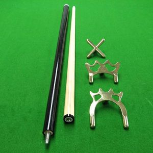2 Stuks Set Messing Bridge Head Pool Cue Stick Frame Pole Accessoires Voor Snooker Biljart 9 Ball & T8