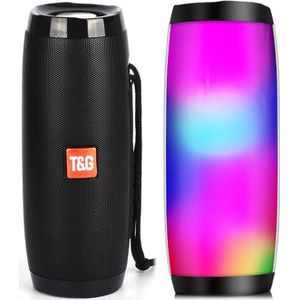 Draadloze Speaker Bluetooth-Compatibel Speaker Microlab Draagbare Speaker Krachtige Hoge Outdoor Bass Tf Fm Radio Met Led Licht