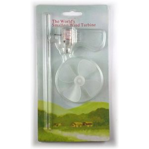 Kleinste Mini Windturbines Generator Led Leermiddelen Sample Model