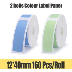 Niimbot D11 Label, Waterdicht, Krasbestendig, Olie Bestendig, Effen Kleur, Supermarkt Printers Label Printer Impressora