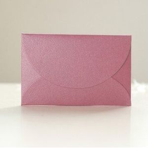 20 Stuks Pearl Papier Parel Lege Mini Papier Enveloppen Huwelijksuitnodiging Envelop, Enveloppen 60 Mm X 90 Mm