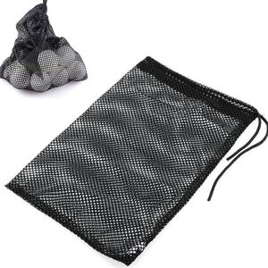 Golfbal Netje 10-50 Ballen Opbergtas Nylon Mesh Netto Koord Pouch Op Voor Golf Outdoor Sport training Carrying Pakket