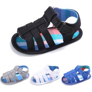 Pudcoco Pasgeboren Baby Jongens Zomer Sandalen Baby Zachte Schoenen 0-18 Maanden