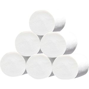 6 Rolls Home Bath 3 Layer Soft toilet paper White Toilet Paper Skin-friendly Tissue Roll rolling paper toilet paper roll tissue