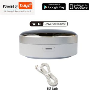 Tuya Smart Domotica Universele Ir Afstandsbediening Wifi + Infrarood Controller Schakelaar Google Home Alexa Siri Voice Control