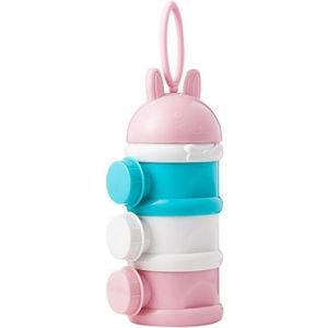 3 Cellen Raster Praktische Opbergdoos Draagbare Babyvoeding Opbergdozen Container Zuigelingenvoeding Voeden Melkpoeder Fles W