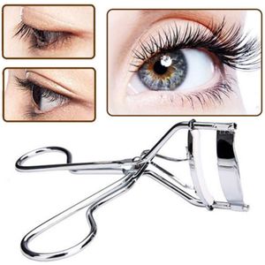 Zilveren Witte Krul Wimperkruller Rvs Wimper Cosmetische Make-Up Wimperkruller Curling Wimpers Make-Up Tool