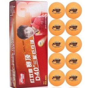 10 Stks/doos Top Brand Materiaal Tafeltennis Ballen 3 Ster 40 + Mm Abs Plastic Ping Pong Ballen Voor tafeltennis Wedstrijd Concurrentie