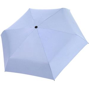 Mini Mode Vrouwen Mannen Pocket Opvouwbare Paraplu Anti-Uv Waterdichte Sunny Rain Paraplu Anti Wind Uv Proof Drie Vouwen