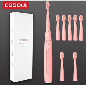 Professionele Sonic Elektrische Tandenborstel Oplaadbare Waterdicht Tandenborstel 11 Heads 5 Modi Beschermen Tanden