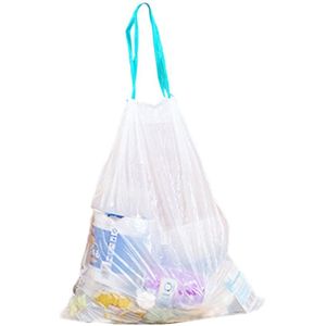 8 Pcs Keuken Plastic Zak Verdikte Breken Stijl Pe Automatische Sluiting Vuilniszak Trekkoord Vuilniszak Opeenhoping Vuilniszak