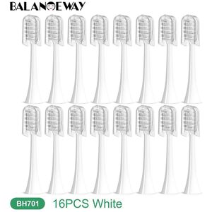 BH701 12-20st Zachte Borstelharen Vervanging Elektrische Sonische Opzetborstels Gezondheid Volwassen Kinderen Gevoelige Tandvleesverzorging Ultrasone Reiniging Tanden Opzetborstels Tandenborstelmondstuk