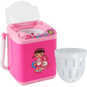 Mini Multifunctionele Kids Wasmachine Speelgoed Schoonheid Spons Borstels Wasmachine Pretend Play Toys